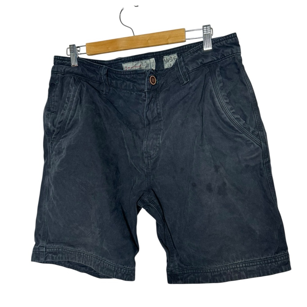 FAT FACE Cove Blue Flat Front Shorts size 36 L 8.5